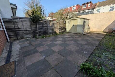 Private rear garden