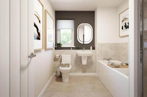 A family bathroom completes the home
