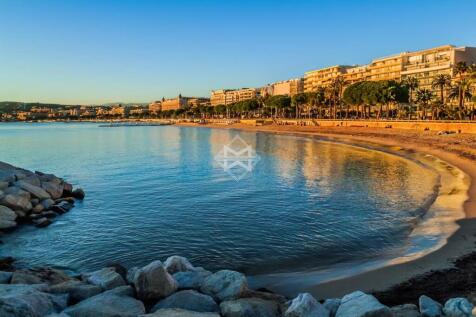 Cannes bay in alpes maritimes french riviera Franc