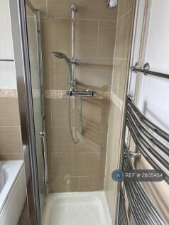 Shower Cubicle In Bathroom