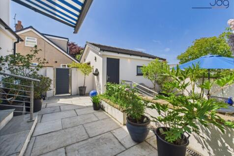 Sliding Patio Doors and Flagged Patio