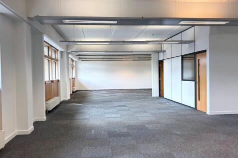 Open Plan Office with Internal Meeting Rooms