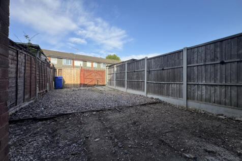 Rear of property