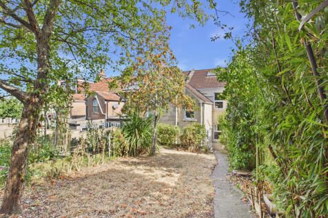 Rear garden to house
