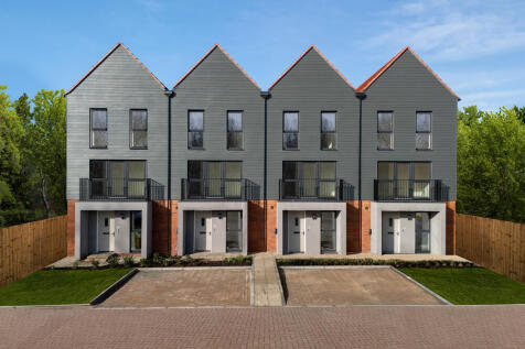 Redrow The Portman three storey home with landscaped surroundings