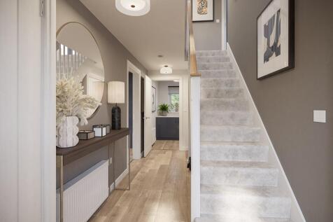 You'll find a welcoming hallway