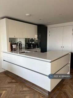 Modern Kitchen With Wine Fridge