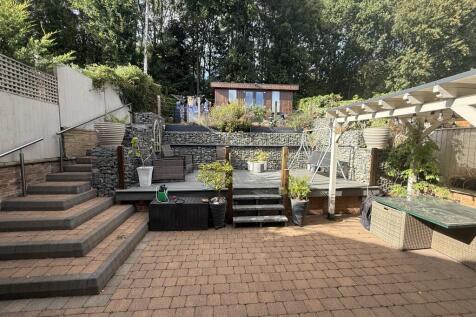 The rear garden