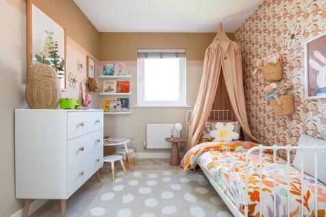A versatile room ready to become a playroom, creative nook or cosy retreat