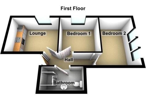 Apt 2 Harris House, 