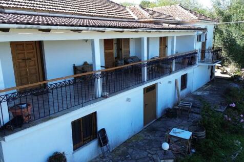 Aerial view of house