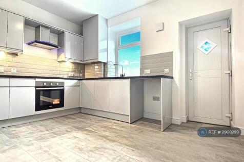 Kitchen And Back Door To Back Yard 