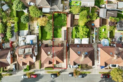 Aerial view of the property