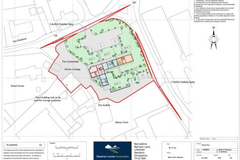 A3 Site or Block Plan - Amended - P.01 Block Plan.