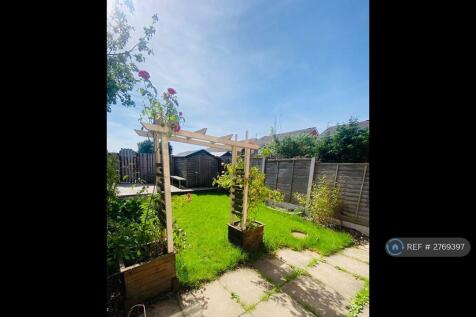 Garden With Shed. All Day Sunshine. 