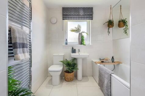 Spacious family bathroom