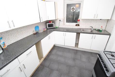 Bright kitchen with ample counter space...