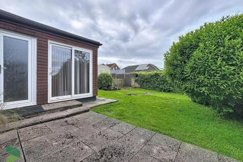 Rear garden and s...