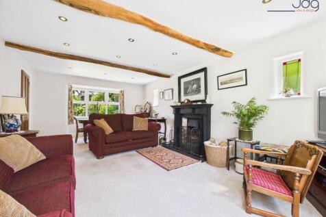 Cosy lounge with wood burner