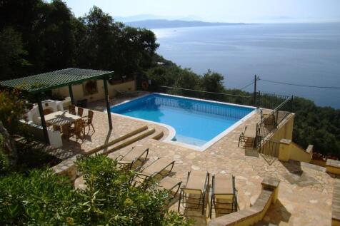 Pool terrace and view