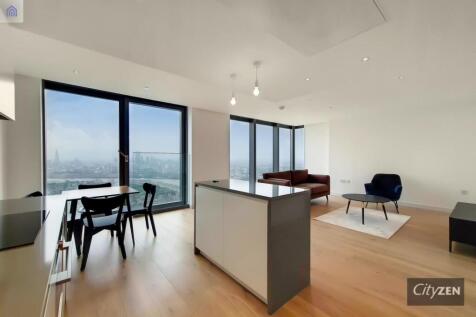 2-bed flat on Landmark Pinnacle 10 Marsh Wall, London, £3,683/mo