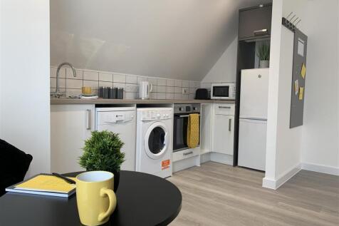 Modern kitchen with built-in appliances....