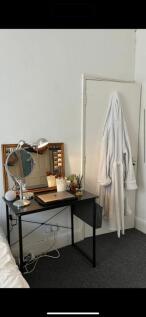 Modern study desk with stylish vanity mirror...