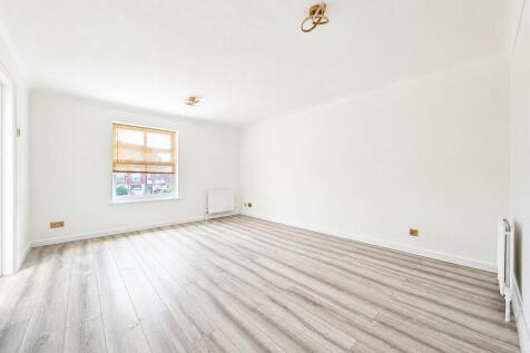 Spacious living room with bright modern interio...