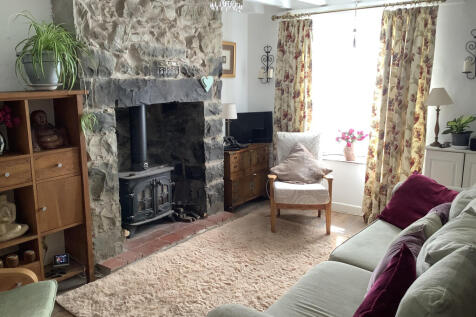 Lounge with log burner
