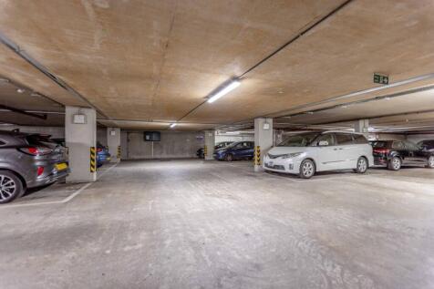 Underground gated parking space