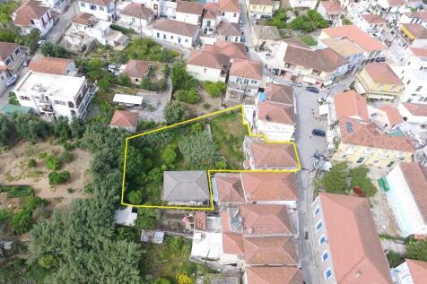 Aerial view of house