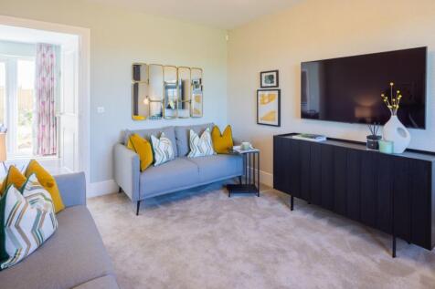 Living room of the Shrewsbury, a 4 bedroom house