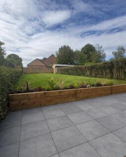 Proposed finished look of the rear garden