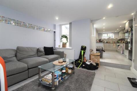 Bright open-plan living and kitchen area...