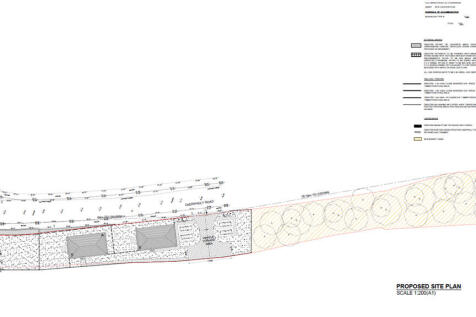 Proposed site pla...