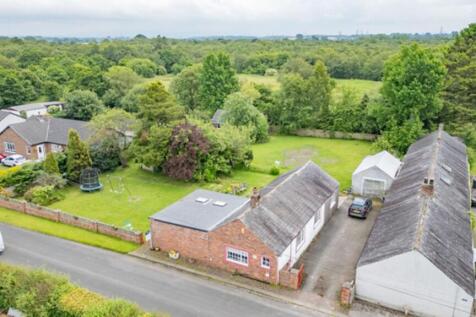 Aerial shot with land