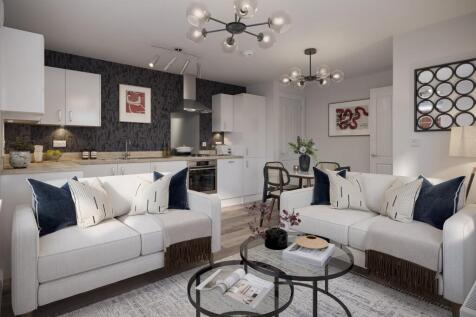 Internal shot of the kitchen/living/diner in the Hambrook