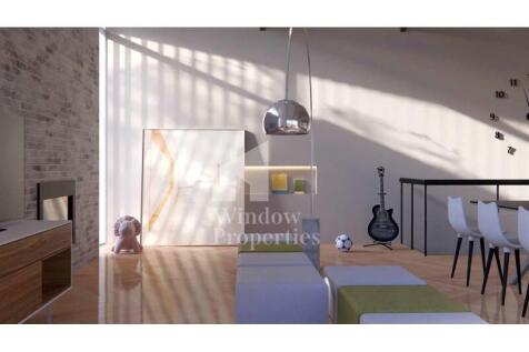 Living room with fireplace