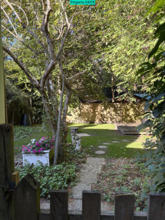 Large, mature garden