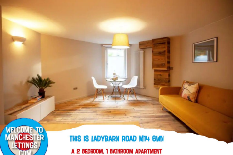2-bed flat on Ladybarn Road Manchester, M14 6WN, £1,600/mo