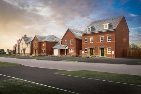 Exterior view of our 3 &amp; 4 bedroom homes at Silkin Meadows, Apley Telford