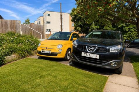 Convenient off-street parking area...