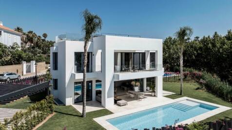Rear of villa