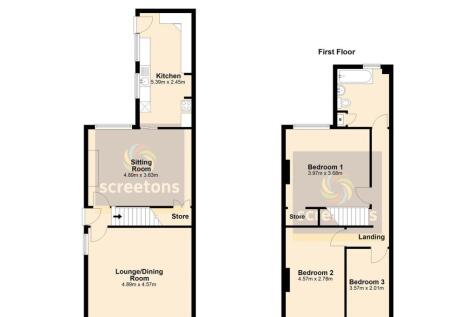 2 Chapel Field, Field Road, Stainforth - all floor