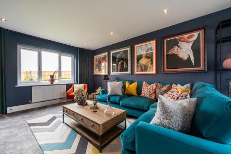Indicative Living Room, Contemporary Modern Decoration