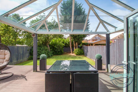 All weather decked terrace