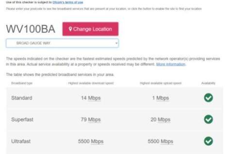 Broadband check July 2026