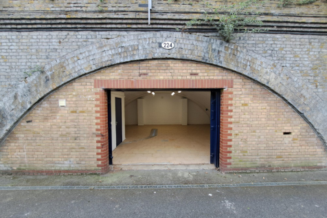 The front of an arch.