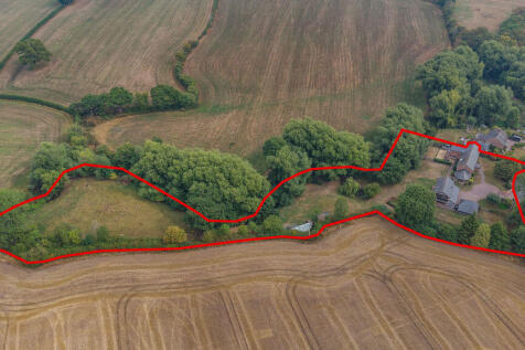 Aerial view showing boundary of property