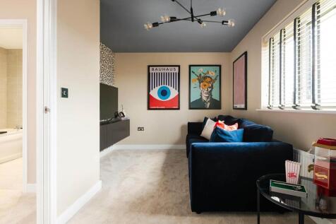 The fourth bedroom could also be used as a nursery or home office